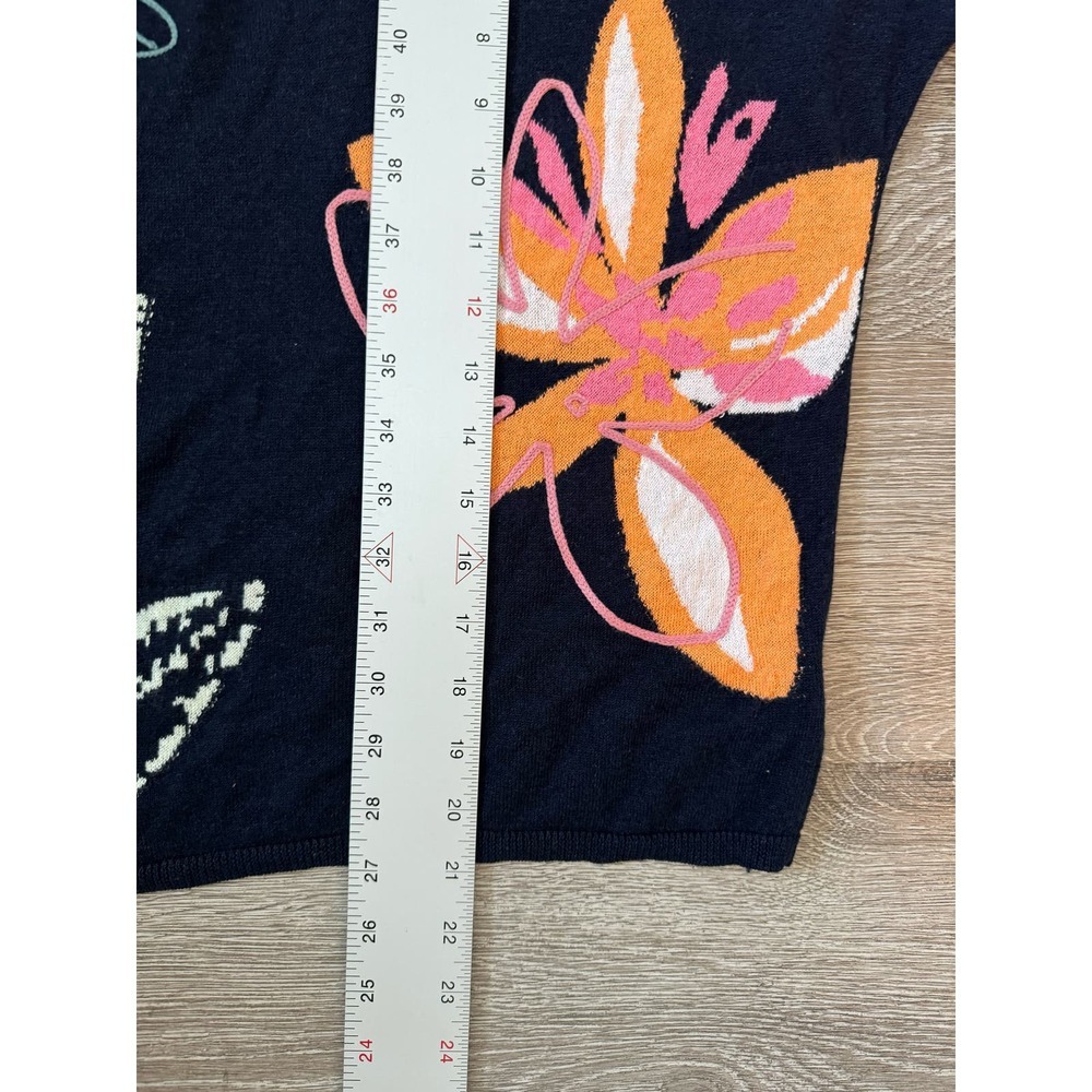 Nic+Zoe EUC Evening Garden Floral Print Sweater Size S RP 158$ - Picture 12 of 13